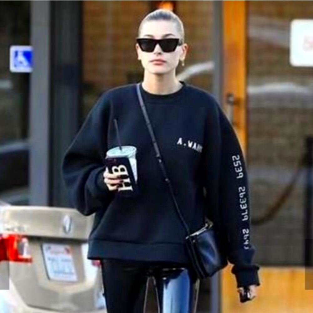 Alexander Wang Black Credit Card Sweatshirt XS